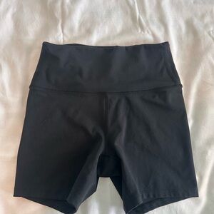 All in Motion Black High-Waisted Bike Shorts